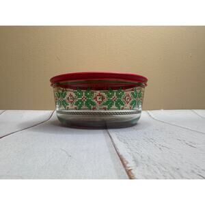 Pyrex Store It Glass Food Storage Container 7 Cup 1.65L Red Lid NEW